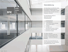 Tablet Screenshot of bfk-plan.de